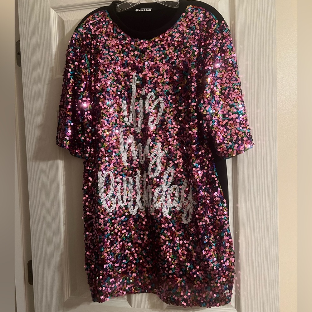 Popular it’s my birthday dress, sold at many different boutiques.